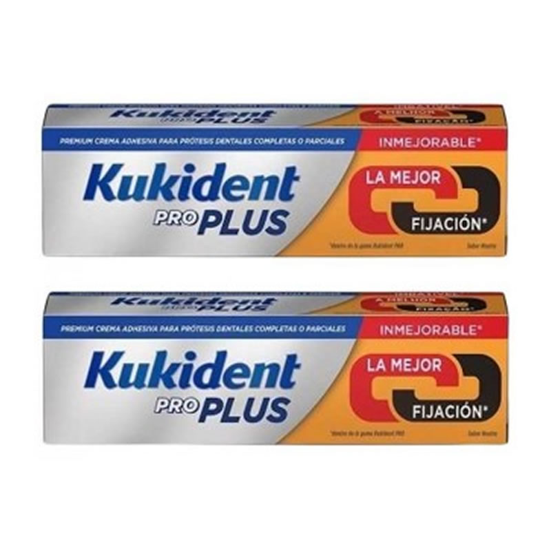 8700216298438 Kukident Twin Pack Expert Pro Plus 2x40g - Image 1