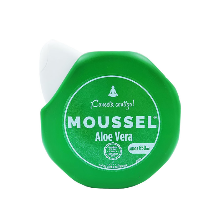 8720181257087 Legrain Moussel Aloe Vera Shower Gel 650ml - Image 1
