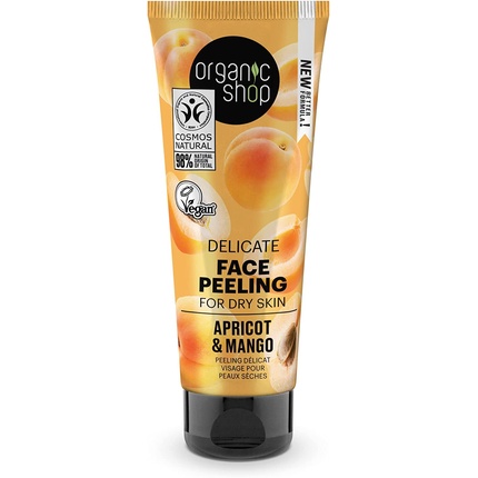8NVeetxhsuLkVQR7ZTW8Vs Natura Siberica Organic Shop Apricot Delicate Peeling Facial Piel Seca 75ml - Image 1