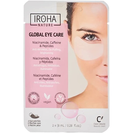 BsKpxL2eXgHqspVBJ6NZVK Global Eye Care Niacinamide, Caffeine & Peptides 2 U By Iroha 2 Pcs - Image 1