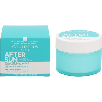 GWLCc3Y8ob4WYFskE8f8BU Clarins After Sun SOS Sunburn Soother Mask 100 ml - Image 1