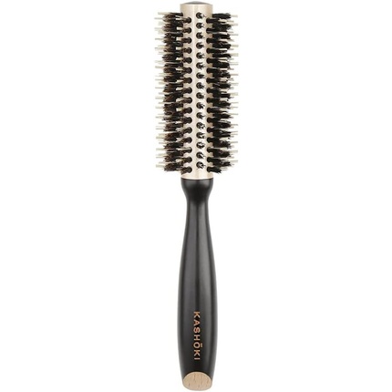 Kashoki Natural Beauty Cepillo Redondo De Madera 18 Mm 1 U