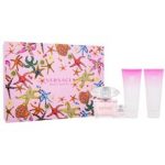 VERSACE BRIGHT CRYSTAL 4 PCS SET FOR WOMEN: 3 OZ EAU DE TOILETTE SPRAY + 0.17 EAU DE TOILETTE SPRAY + 3.4 BODY LOTION + 3.4 SHOWER GEL