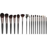 MIMO Makeup Brush Set Black 18 Pcs - Image 2