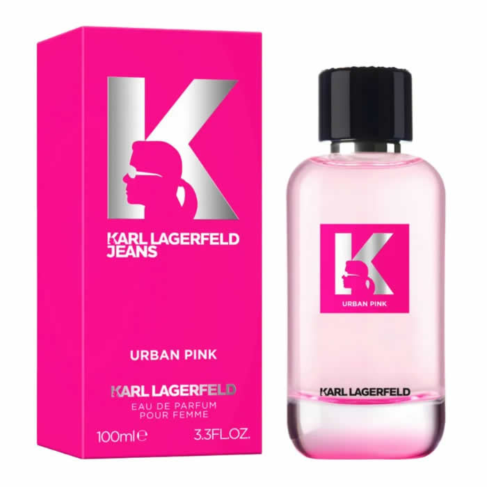 Product_ImageIds_5013851_c4b91929 Karl Lagerfeld Jeans Urban Pink Eau De Perfume Spray 100ml - Image 1