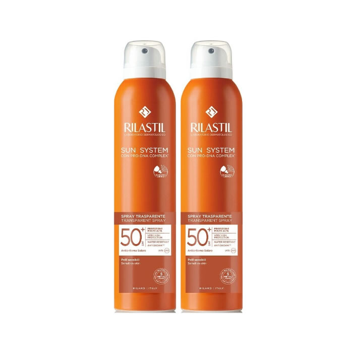Product_ImageIds_5059425_e8307dc0 Rilastil Sun System Transparent Spray Spf50+ Duplo 2x200ml - Image 1