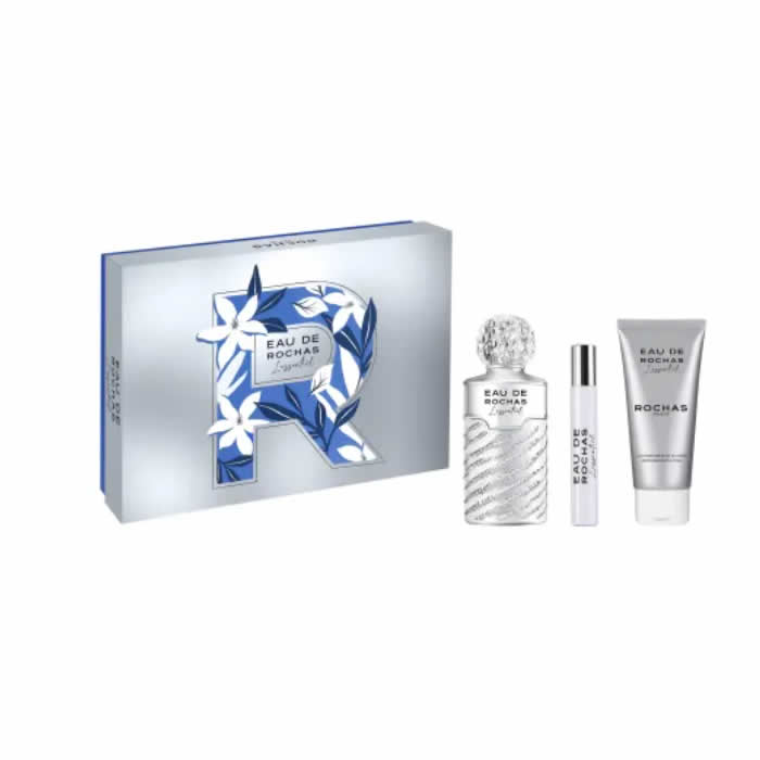 Product_ImageIds_5060655_2fd4d3f0 Rochas Eau de Rochas L'Essentiel Eau de Parfum Spray 100ml Set 3 Pieces - Image 1