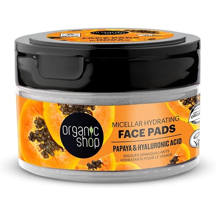 anhCdvUov5gcUxwKuaPjrt Organic Shop Papaya Micellar Discos Faciales Hidratantes Micellar 20un - Image 1
