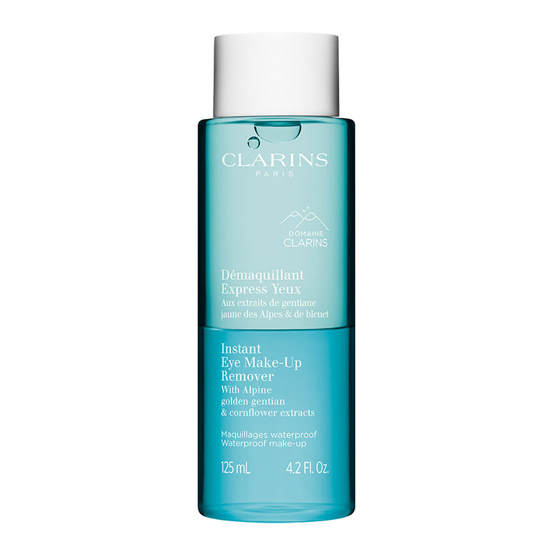 clarins-express-makeup-remover-sensitive-eyes-bott Clarins Express Eye Makeup Remover Lotion 125 ml - Image 1