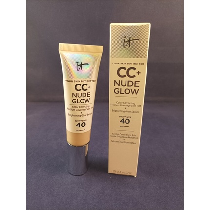 dx9JRWDThWDbhHxNTUxCEF Cc+ Nude Glow Lightweight Foundation + Glow Serum Spf40 #light By It Cosmetics #light - Image 1