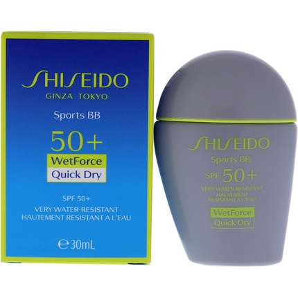 gnx85oJKKCUvbkC8iJVQsu Shiseido WetForce Quick Dry Sports BB SPF 50 Medium Dark 30 ml - Image 1