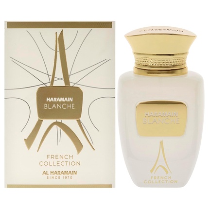 ho74yVkuYkYEtbAXcfvFwY Al Haramain Blanche French Collection 100ml Eau de Parfum | Long-lasting Unisex Oud Perfume for Women | Luxurious Perfume for Women - Image 1