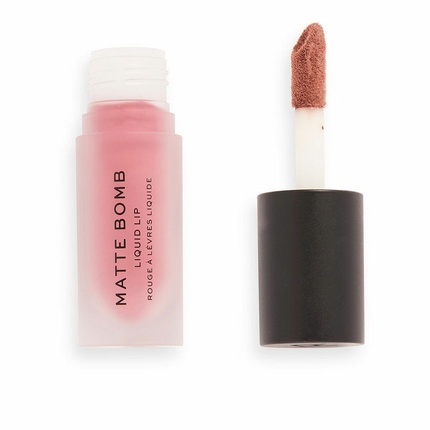 Matte Bomb Liquid Lip By Revolution Make Up #clueless Fuchsia 4.60 Ml