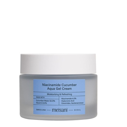 j6rXDh2bUS4ehsJHmLfskr Meisani Niacinamide Cucumber Aqua Gel Cream 50 Ml - Image 1