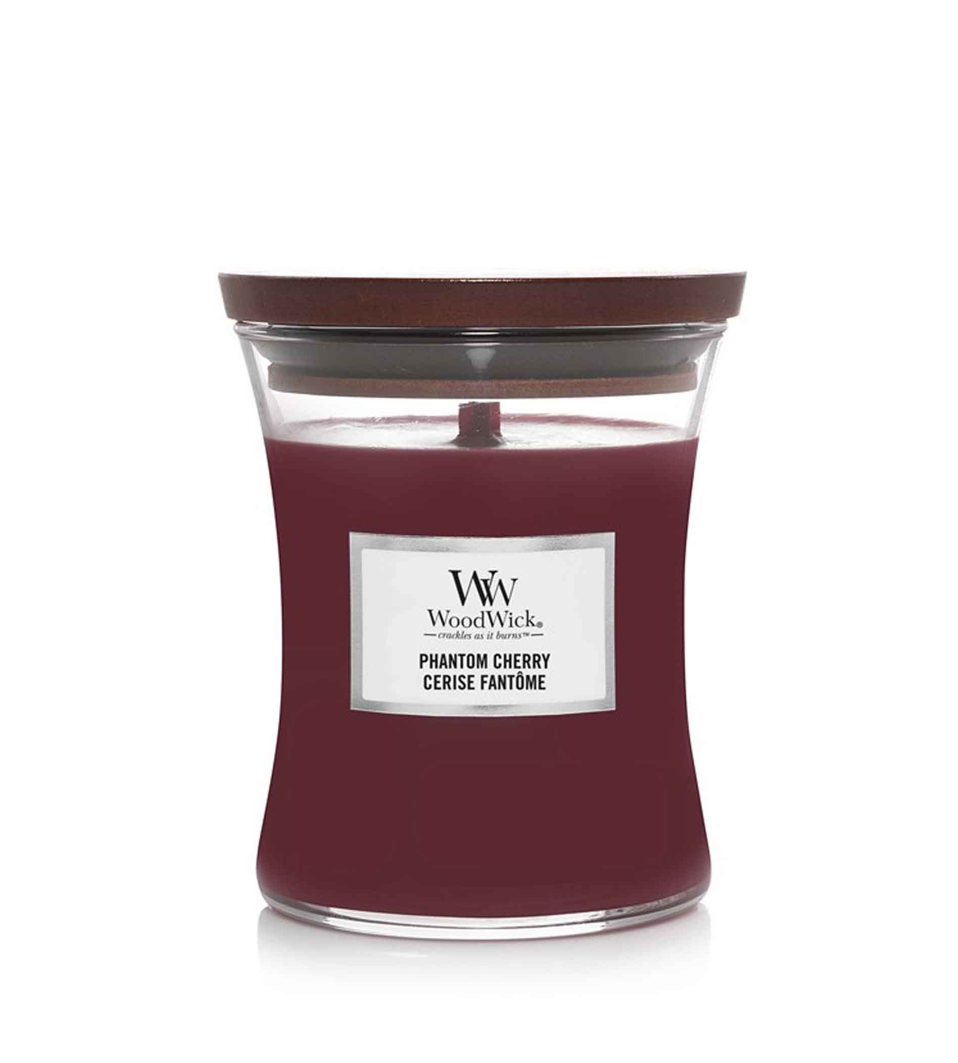 woodwick-phantom-cherry-2 Woodwick Phantom Cherry Scented Candle With Wooden Wick 275g - Image 1