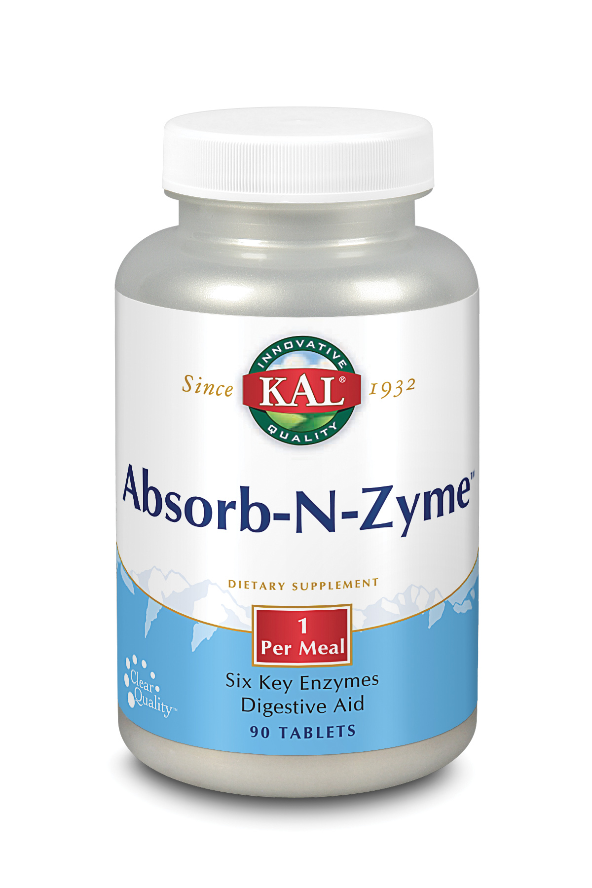 0021245795254 Kal Absorb N Zyme 90 Tabletas - Image 1