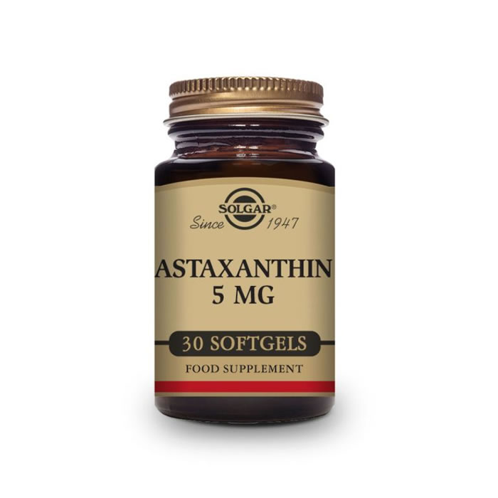 0033984000704_1 Solgar Astaxanthin 5MG 30 Pearls - Image 1