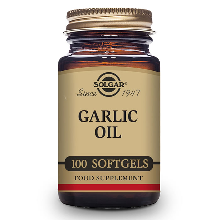 0033984012202_1 Solgar Garlic Oil 100 Softgels - Image 1