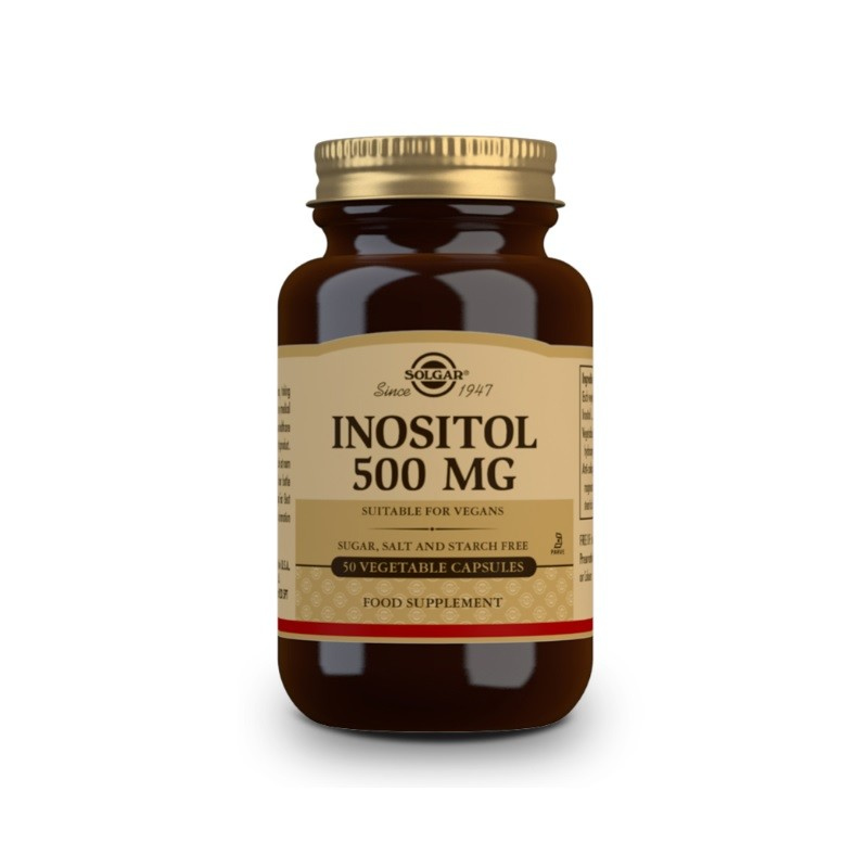 0033984014497_1 Solgar Inositol 500mg 50Vcaps - Image 1