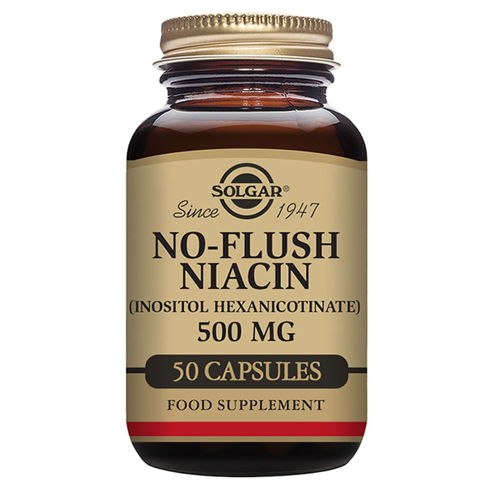 0033984019102_1 Solgar Niacin Non-Blushing 50 Capsules - Image 1
