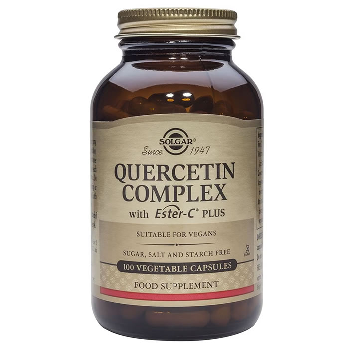 0033984023192_1 Solgar Quercitin Complex 100 Capsules - Image 1