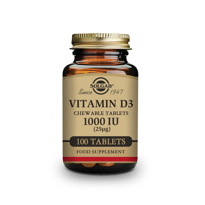 0033984033405 Solgar Vitamina D3 1000UI 100 Capsules - Image 1