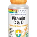 Solaray Vitamina C y D 60 Vcaps