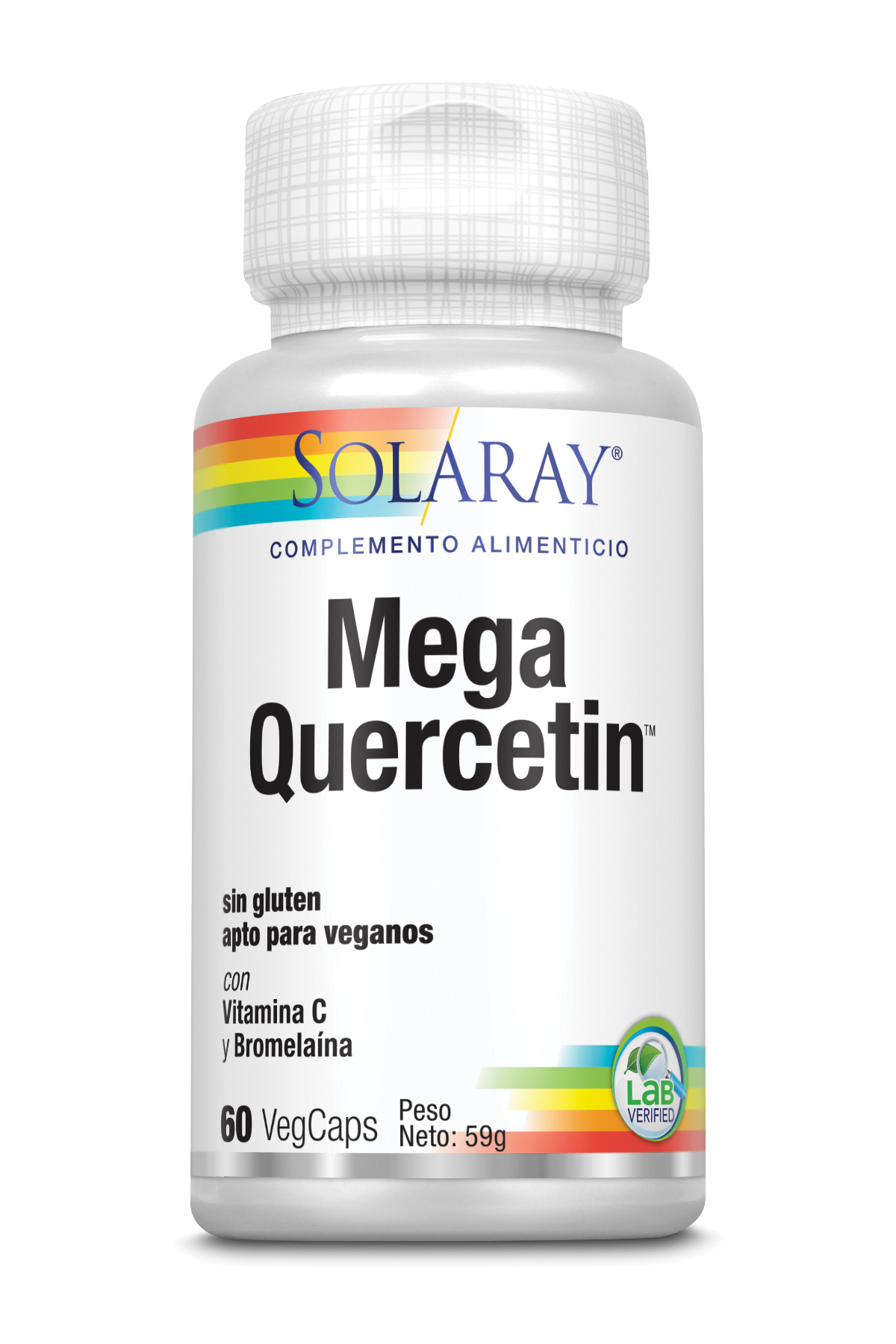 0076280185379 Solaray Mega Quercetin 600 Mg 60 Vcaps - Image 1