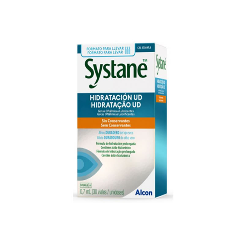 0300651437348 Systane Hydration UD Lubricating Eye Drops 30 Single Doses - Image 1