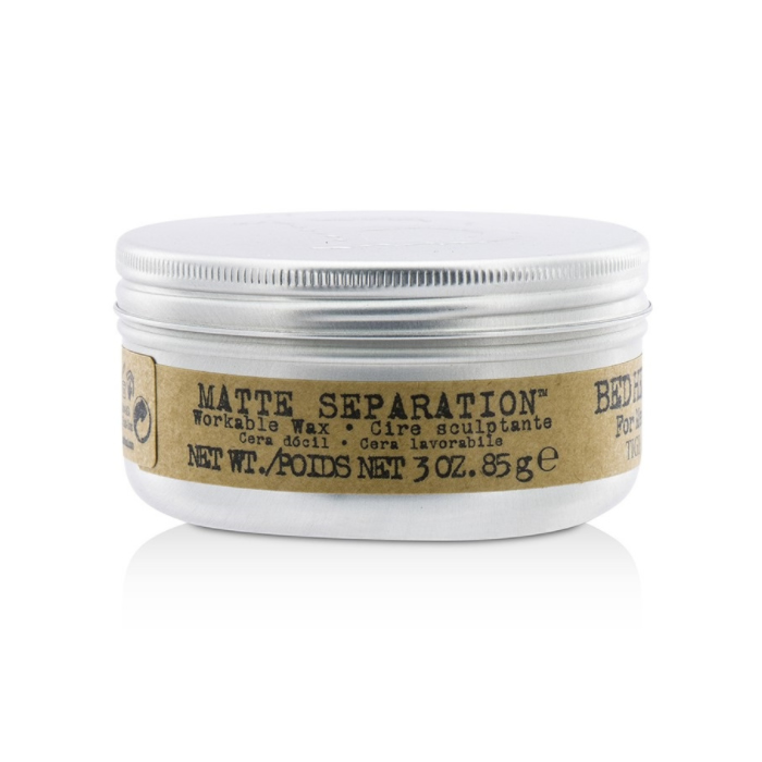 0615908425819_1 Tigi Be Head For Men Matte Separation Workable Wax 85g - Image 1