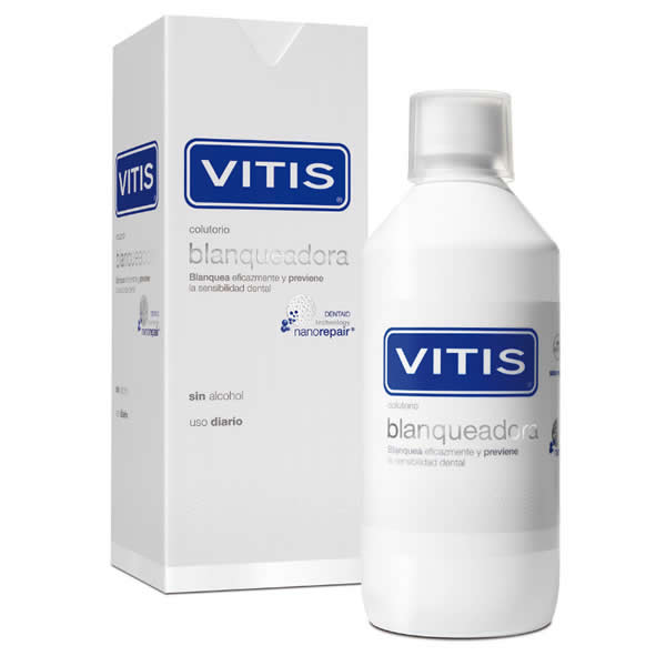 113554_1944bef3b052fe61cc378fcb0540a409 Vitis Mouthwash Whitening 500ml - Image 1