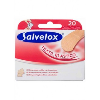 124199_073263107f91804669f98f87b597a93c Salvelox Cloth Adhesive Bandage 20 Uts - Image 1