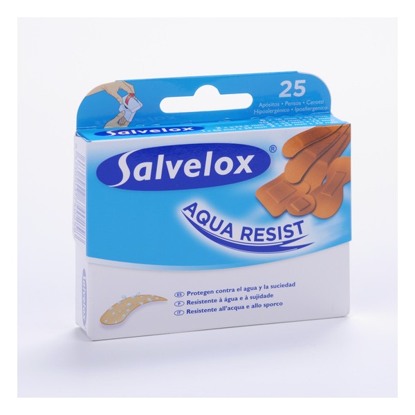 124204_ff7b33ecf35960a7a6c883c3ed4fa1b6 Salvelox Aqua Resist Apósitos 25uts - Image 1