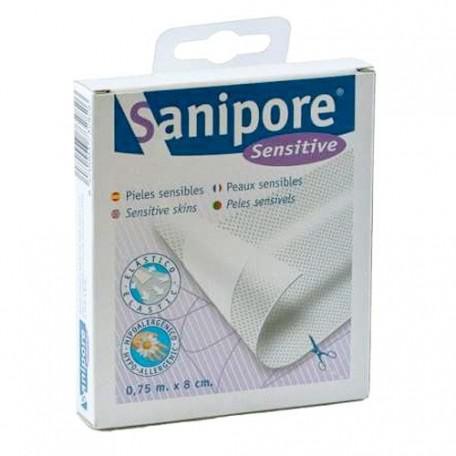 124231_4ddec33354fd087da12dd36e671c519a Sanipore Bandage Adhesive Dressing 75cmx8cm 1ud - Image 1