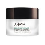 AHAVA Uplift Night Cream - Rich, Melting Night Cream to Lift, Firm & Tighten Skin, Anti-Aging Effect by Reducing Deep Wrinkles, Enriched with Exclusive Osmoter, Tripeptide 38 & Shea Butter, 1.7 fl.oz
