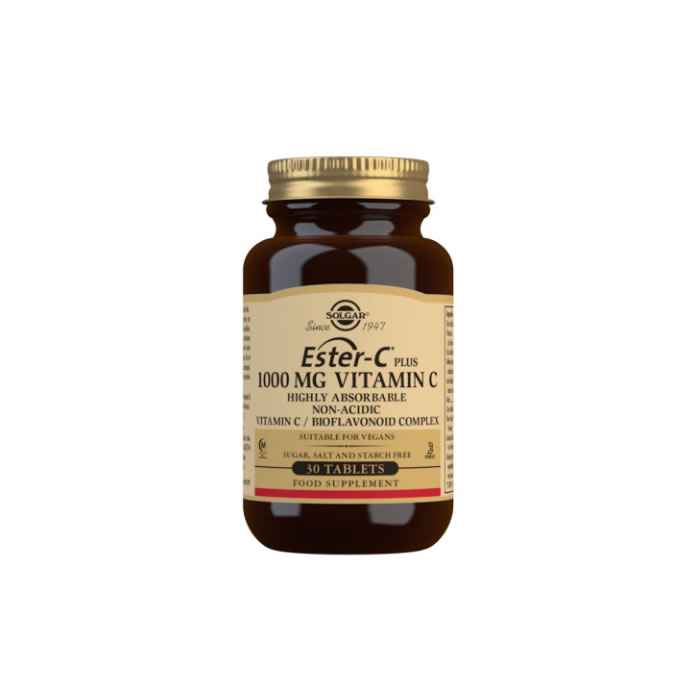 138112_b0722ec5a93299a1a2ec7d257aee6272 Solgar Ester C Plus 1000 mg Vitamin C Tablets Pack of 30 - Image 1