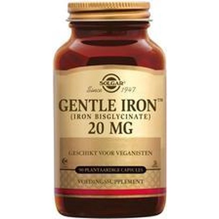 138115_870670265ae64f900e930921bbf56fc7 Solgar Gentle Iron 20mg Iron Bisglycinate 20mg 90 Capsule - Image 1