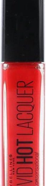 Maybelline Color Sensational Vivid Hot Lacquer   70 So Hot   Lipstick Lipstick Red Gloss