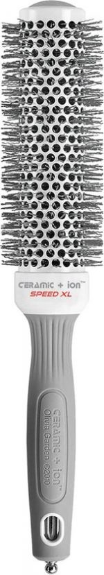 Olivia Garden - Expert Blowout Shine White & Grey - 35 mm