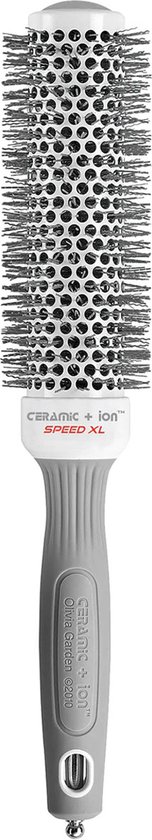 152x840-22 Olivia Garden - Expert Blowout Shine White & Grey - 35 mm - Image 1