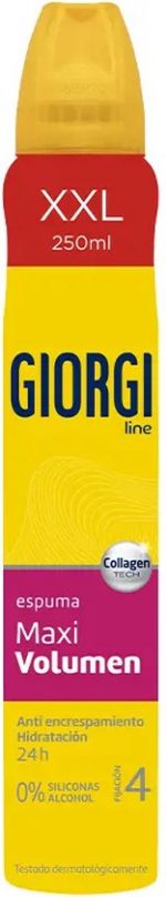 Styling Mousse Giorgi Maxi Nº4 Volumising (250 ml)