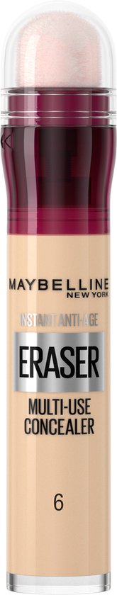165x840-24 Maybelline New York - Instant Anti Age Eraser - 06 - concealers die zichtbaar wallen wegwerken - 6,8 ml - Image 1