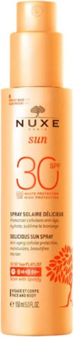 Sun Delicious Solar Spray For Face And Body Spf30 150 Ml By Nuxe 150 Ml
