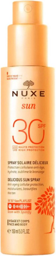 186x840-214 Sun Delicious Solar Spray For Face And Body Spf30 150 Ml By Nuxe 150 Ml - Image 1
