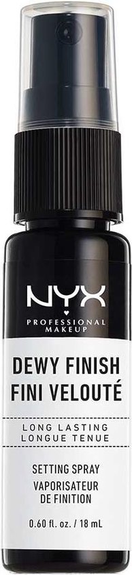 194x840-163 Nyx Dewy Finish Setting Spray Mini 18ml - Image 1