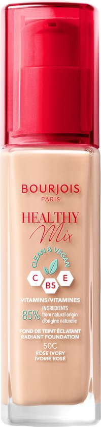 199x840-198 Bourjois Healthy Mix Clean Vegan Foundation 050 Rose Ivory - Image 1