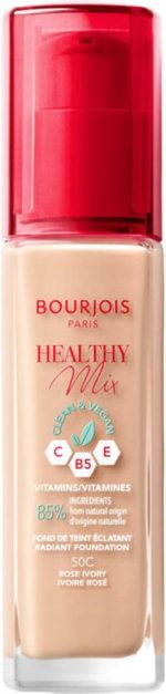 Bourjois Healthy Mix Clean Vegan Foundation 050 Rose Ivory - Image 4