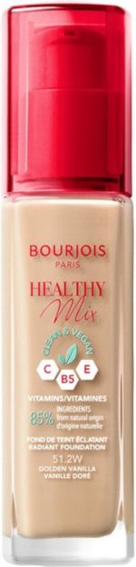 Bourjois Healthy Mix Clean & Vegan Radiant Foundation 51.2W Golden Vanilla 30 ml