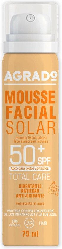 209x840-28 Sun Screen Mousse Agrado (75 ml) - Image 1