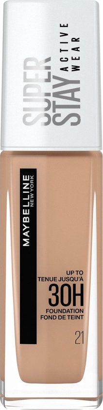 212x840-74 Maybelline Super Stay Active Wear 30H Foundation 21 Nude Beige 30 ml - Image 1